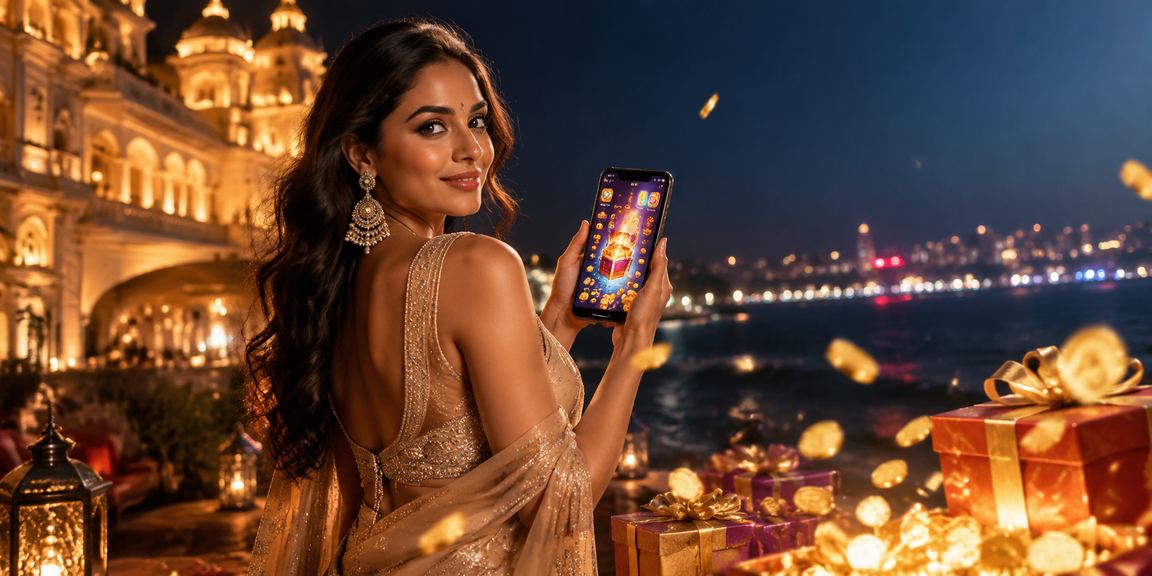 Player responsibly enjoying mobile casino at night